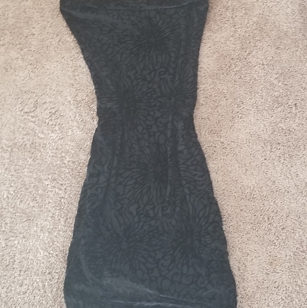 Black tube dress
